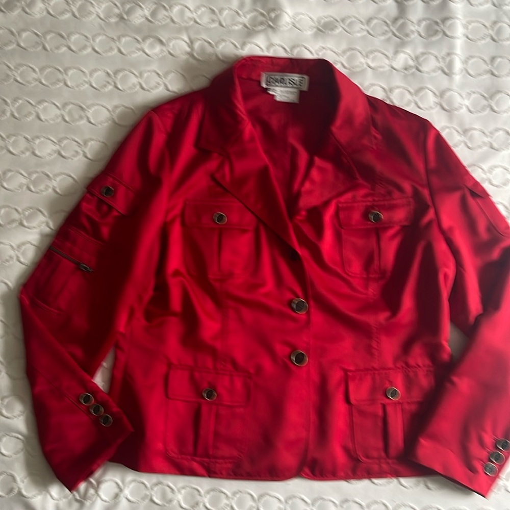 Red Carlisle Jacket size 16